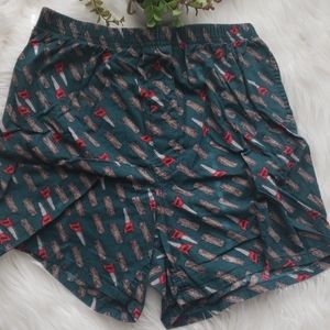 Merona Wood and Saw Green Boxers